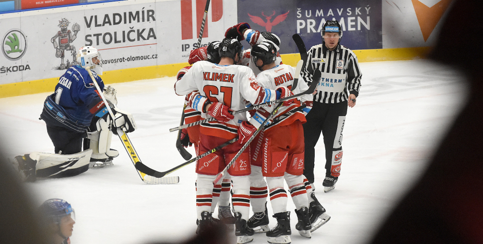 Hokejisté HC Olomouc zvítězili nad Kladnem