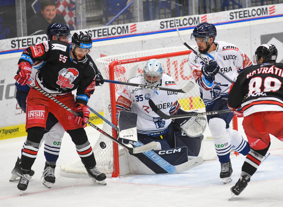 Hokejisté HC Olomouc zdolali Vítkovice
