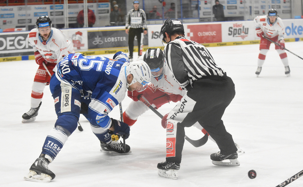 Hokejisté HC Olomouc dali Kladno po prodloužení