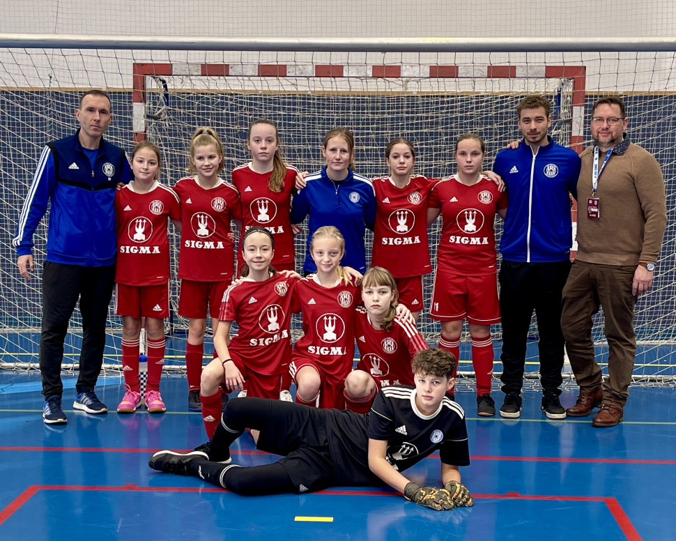 Žákyně SK Sigma U 13 obsadily druhé místo