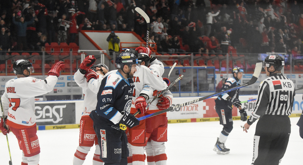 Hokejisté HC Olomouc podlehli Liberci