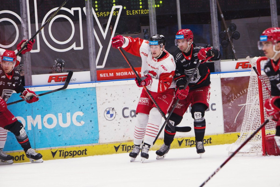 Hokejisté HC Olomouc prohráli po prodloužení