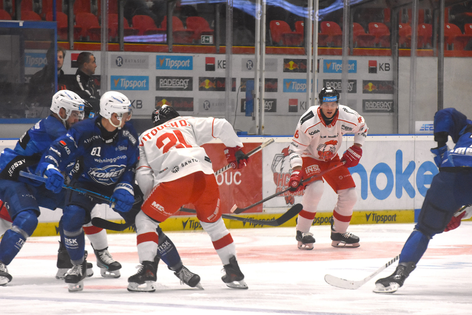 Hokejistům HC Olomouc se nezadařilo ani v Hradci