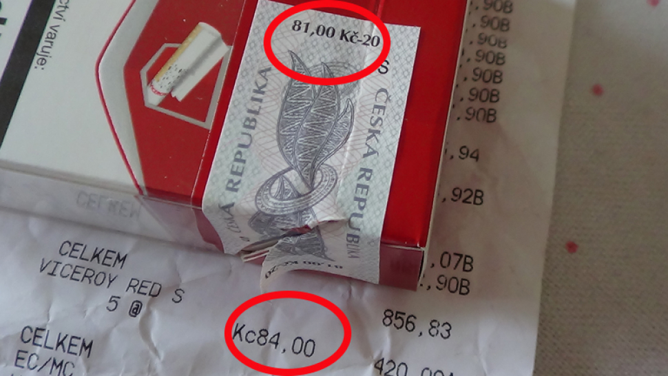 Penny Market a Tesco na Olomoucku podvádějí s cenami cigaret