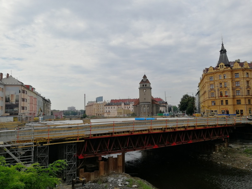 Most na Komenského se odhalí okolo 20. srpna