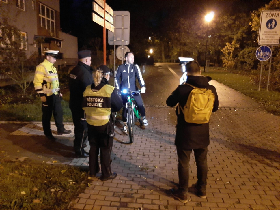 Olomoučtí policisté kontrolovali cyklisty a chodce