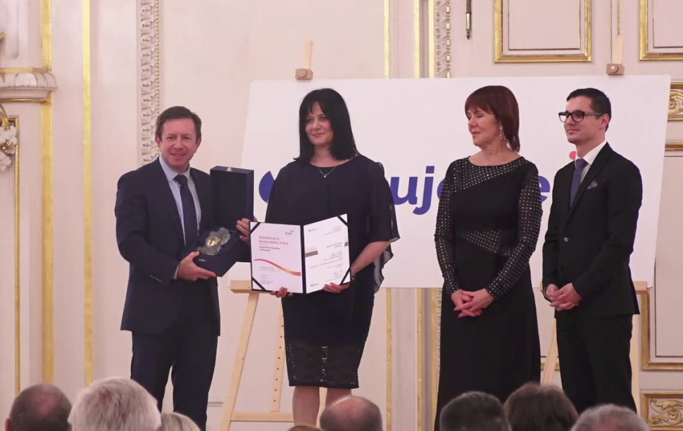 Univerzita Palackého získala cenu za společenskou zodpovědnost