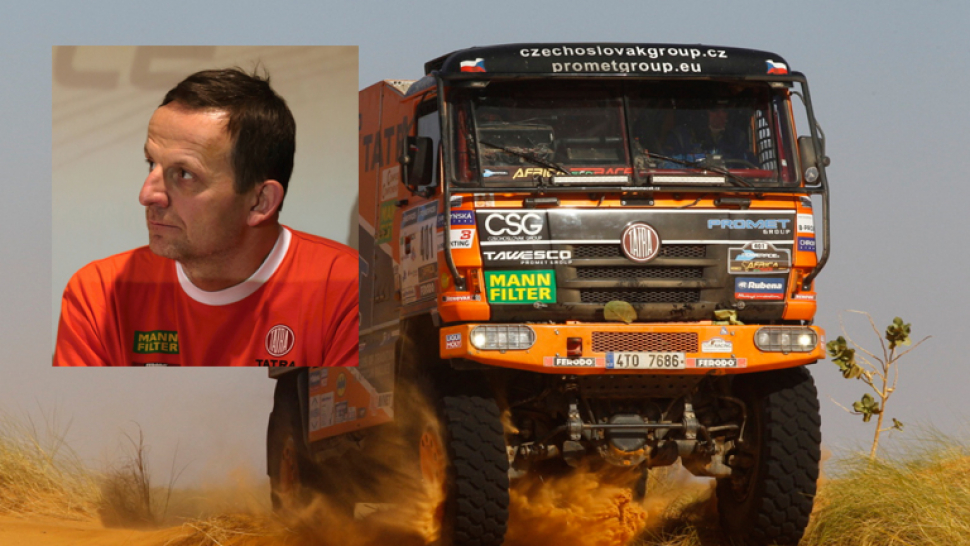 Jezdit africký Dakar je radost, říká Tomáš Tomeček