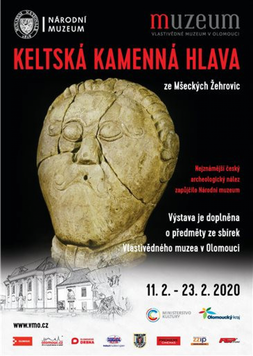 Keltská hlava dorazila do Olomouce