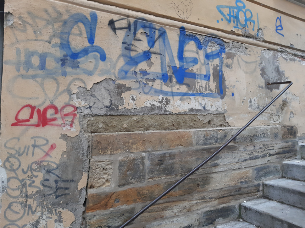 Achillovy paty Olomouce: nelegální graffiti