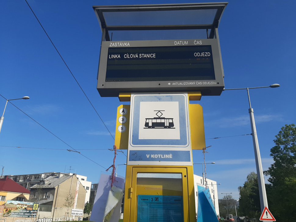 V Kotlině nebudou v sobotu zastavovat tramvaje